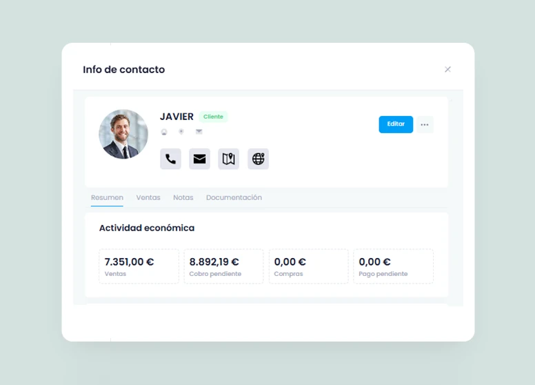 Módulo para gestionar clientes