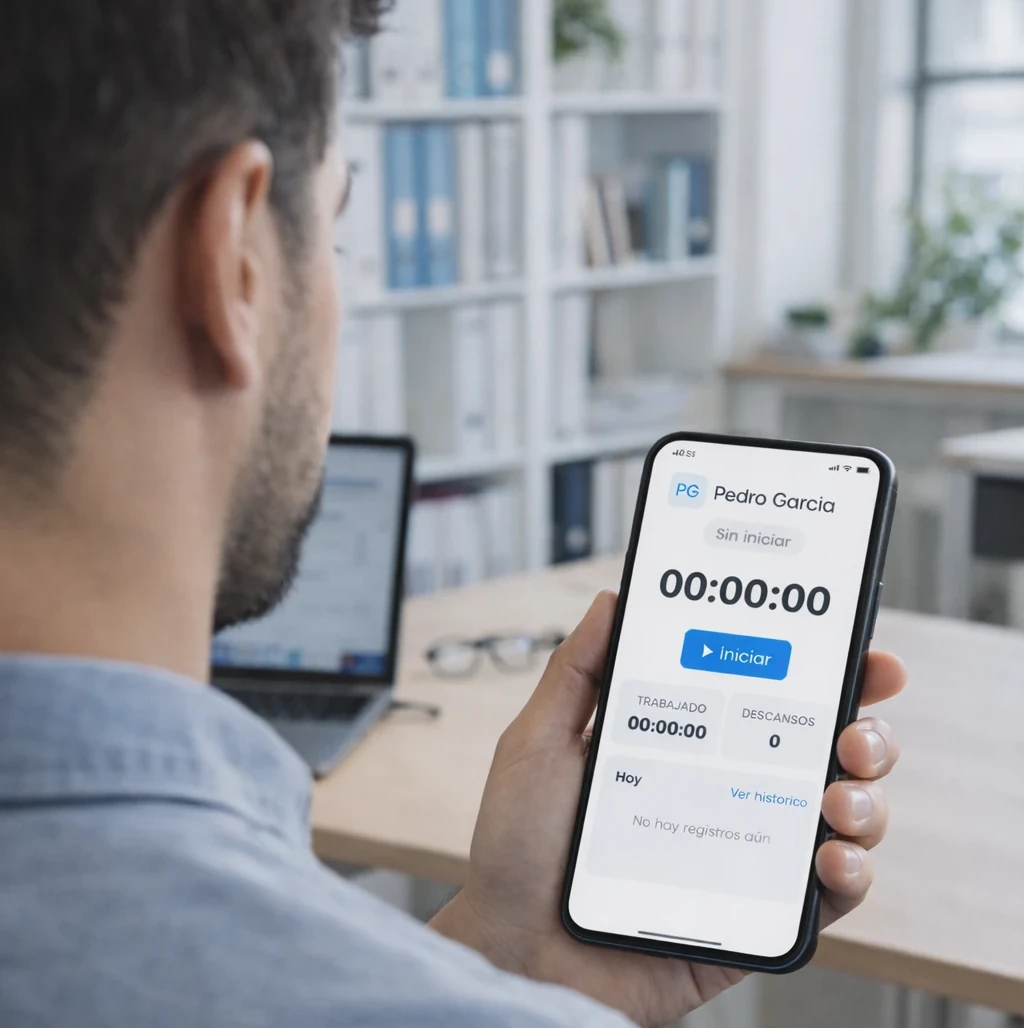 Programa de control horario para pymes con contabilidad automática en Factularis