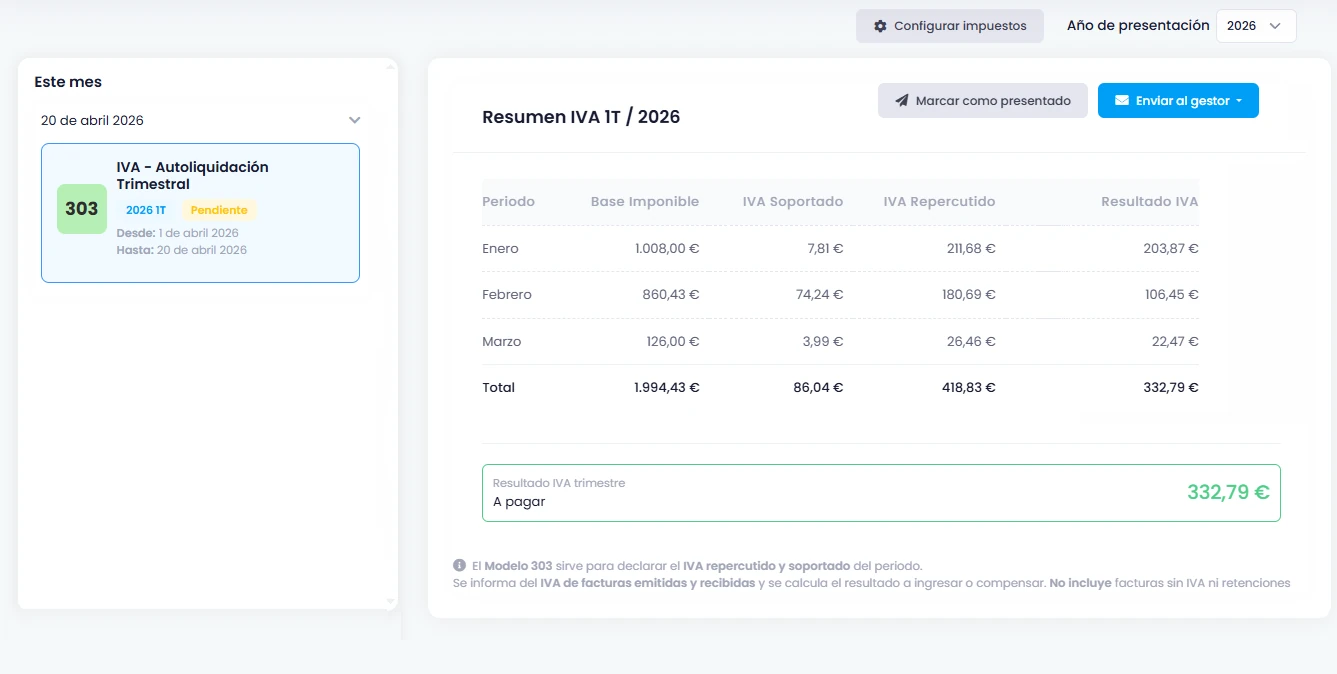 Programa de contabilidad para pymes con contabilidad automática en Factularis