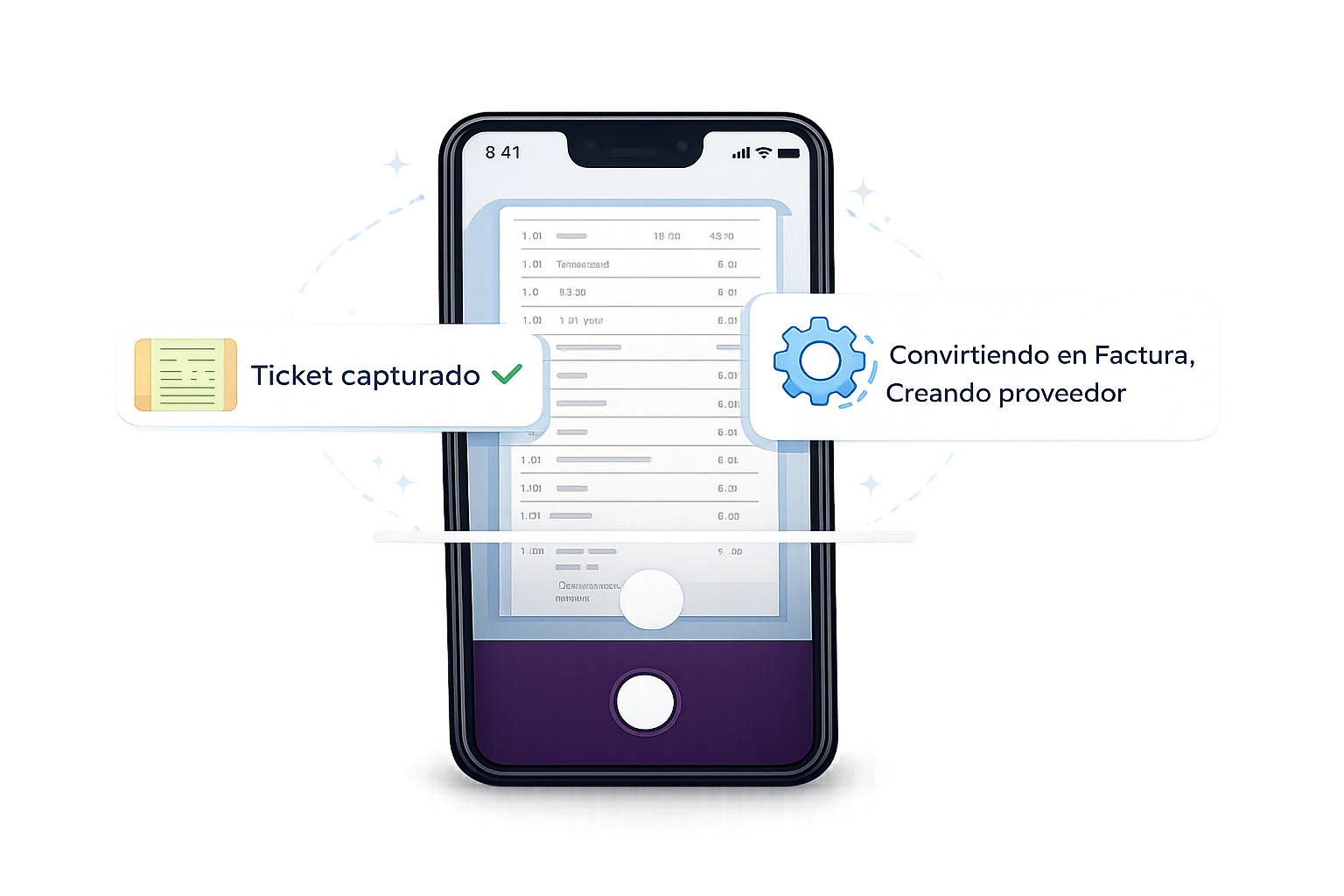Escaner facturas y tickets en Factularis